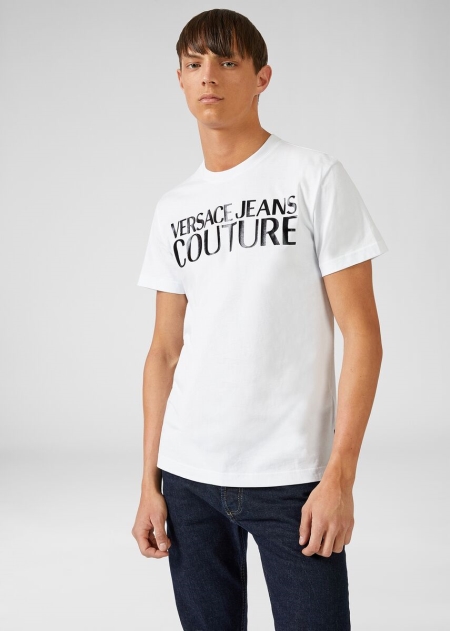 Versace Logo Cotton T-shirt Herr - 213648SFR